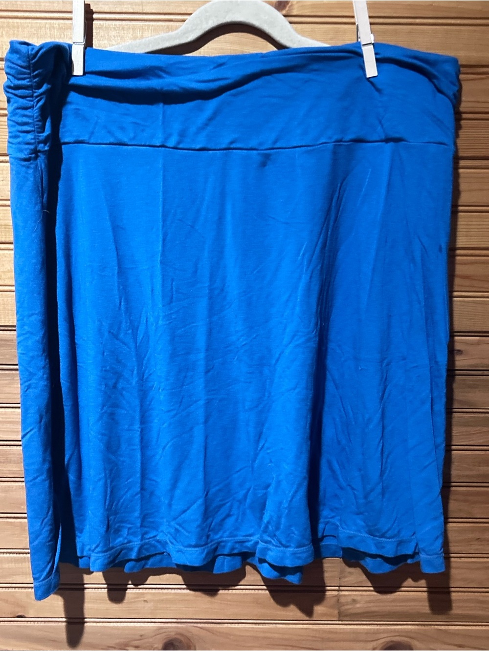 White Sierra Royal Blue Circle Skirt